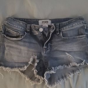 Victoria Secret Pink Cut Off Denim Shorts